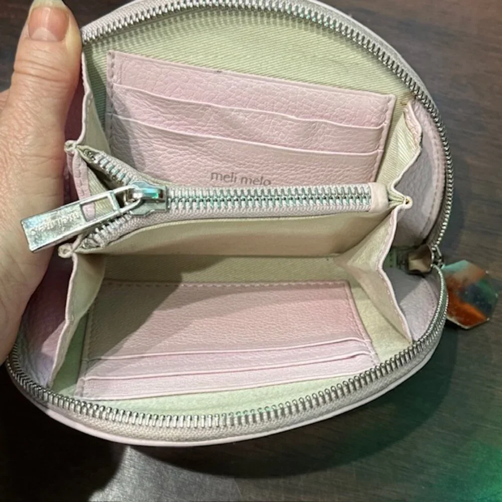 meli melo Half Moon Leather Pouch